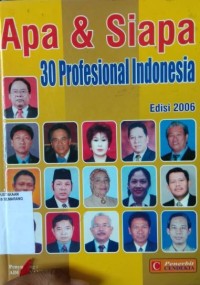 Image of Apa & Siapa 30 Profesional Indonesia