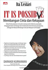 Image of It Is Possible : Membangun Cinta dan Kekayaan