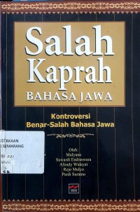 Image of Salah Kaprah  Bahasa Jawa