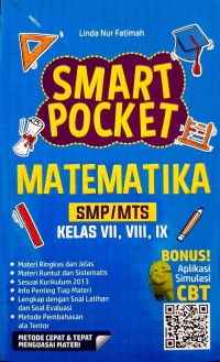Image of Smart Pocket Matematika SMP/MTS Kelas VII,VIII, IX