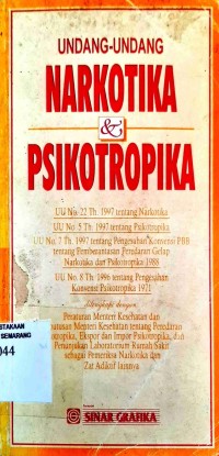 Image of Undang- undang Narkotika & Psikotropika