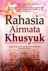 Image of Rahasia Airmata Khusyuk